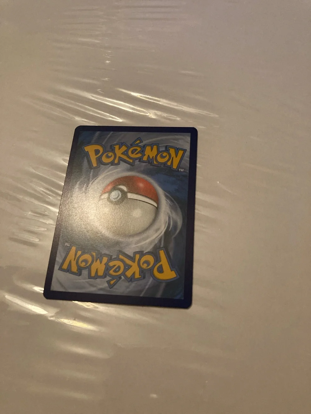 Pokemon Eevee Trading Card Yellow Border Blue Sky Artwork